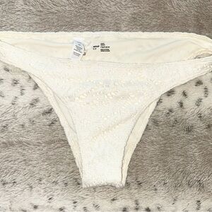 Aerie Cream Bikini Bottom